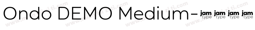 Ondo DEMO Medium字体转换